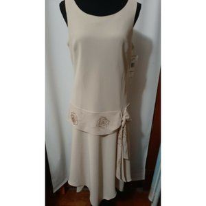 Evan-Picone Cream w/Tags Size 12 Women's Dress